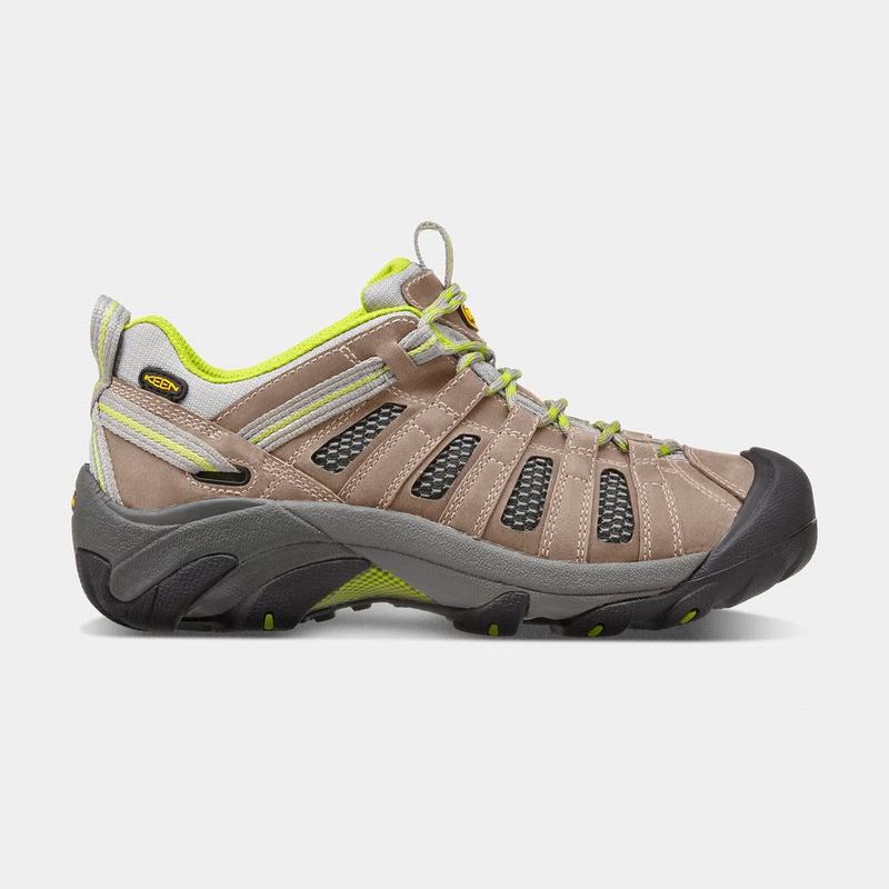 Keen Voyageur Womens Hiking Shoes Grey/Light Green Clearance (7598-OXEWN)